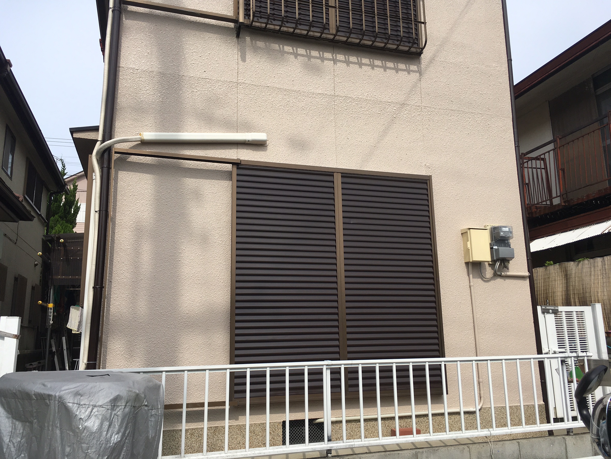 自在桁仕様のテラス屋根。